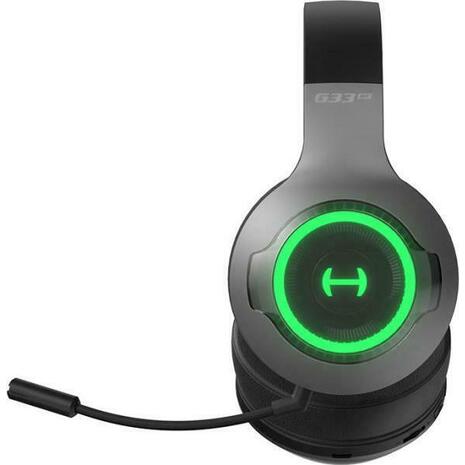 Ακουστικά Gaming Edifier G33BT RGB Ασύρματο Headset (Bluetooth) Γκρι